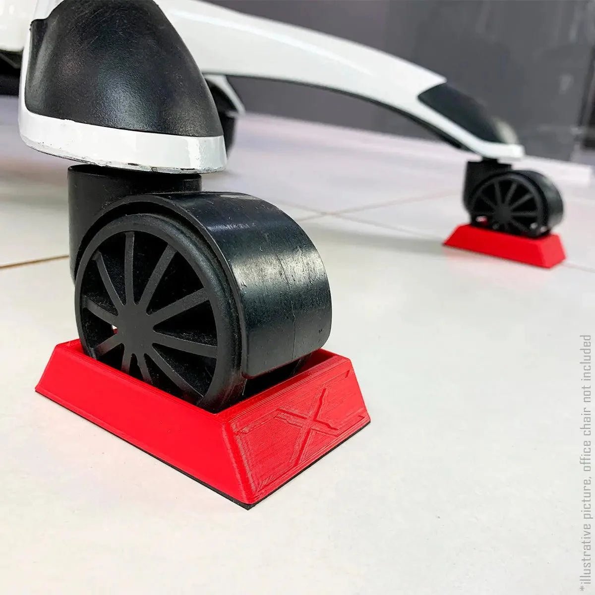 WHEEL LOCKS FOR GAMING CHAIR AND OFFICE CHAIR (PAIR) - Garage Rebel