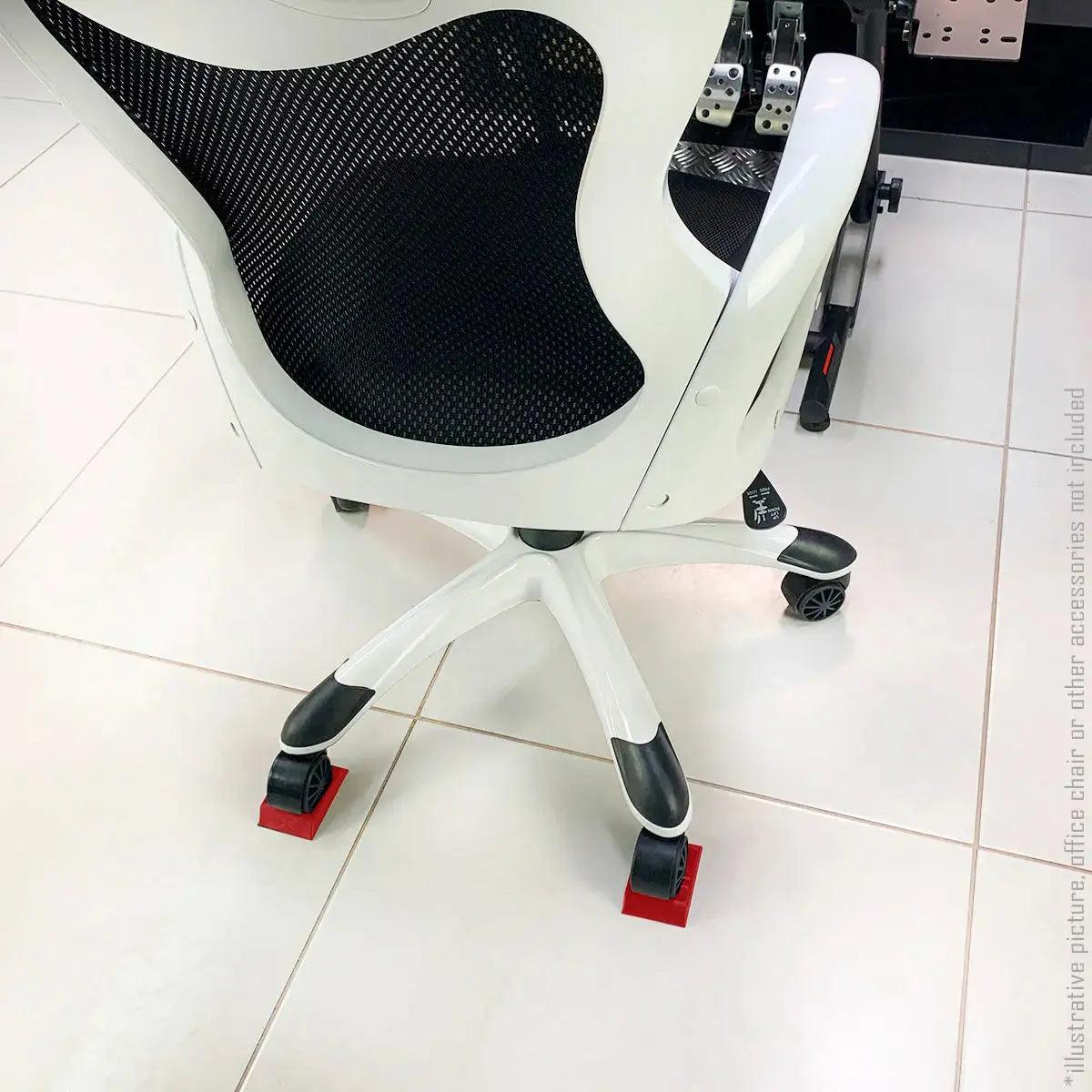 WHEEL LOCKS FOR GAMING CHAIR AND OFFICE CHAIR (PAIR) - Garage Rebel