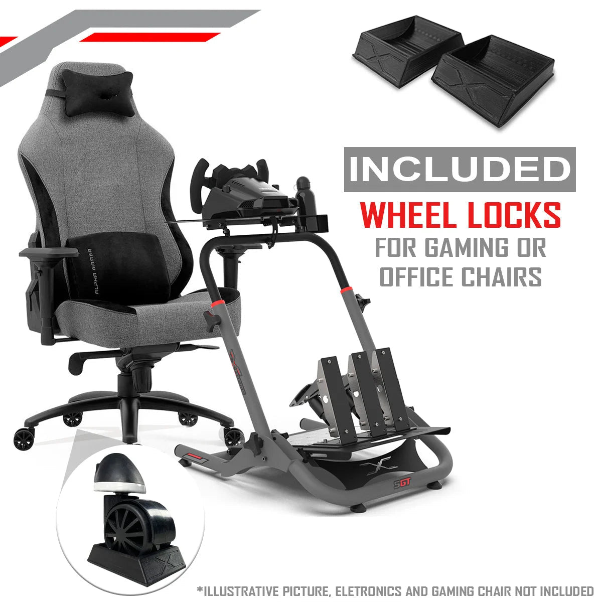 WHEEL STAND SGT (WHEEL LOCKS INCLUDED) - Garage Rebel